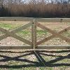 custom gate horse wire fence